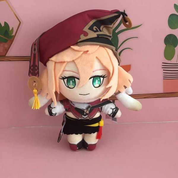MuñEco De Peluche Anime Genshin Impact Kaveh Morax Zhong Li Xiao Hu Tao Ayato Juego Lindo Suave Almohada Rellena Regalo Para NiñOs 20Cm 20Cm-image