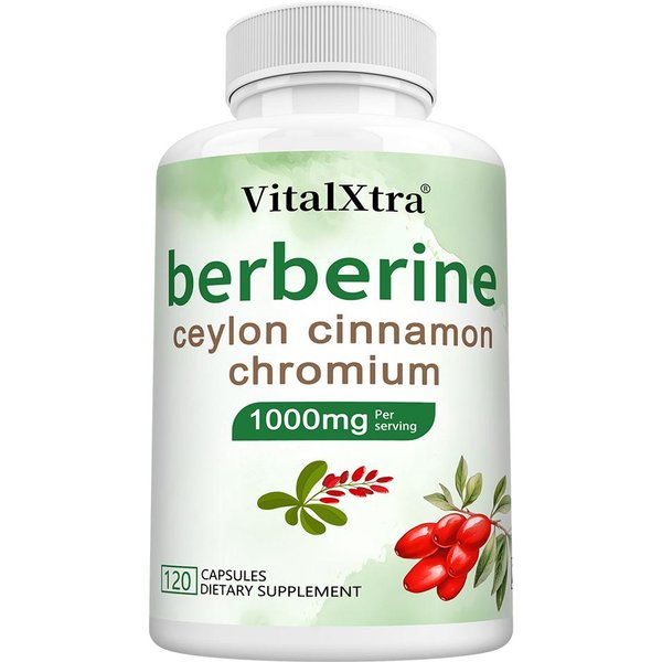 Clorhidrato De Berberina Y Canela De CeiláN 1000 Mg 120 CáPsulas 120 Capsules-image