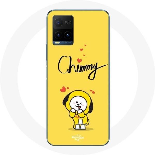 Funda Para Vivo Y21S 2021 / Y21 2021 BTS Bangtan Boys BT21 Chimmy Jimin Fondo Amarillo-image