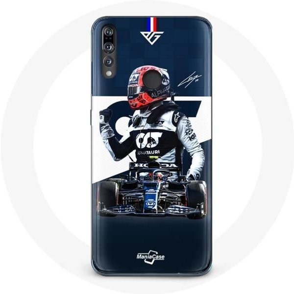 Funda Para Huawei P30 Lite - FóRmula 1 - Max Verstappen - Flexible - Deportivo - ProteccióN Azul-image