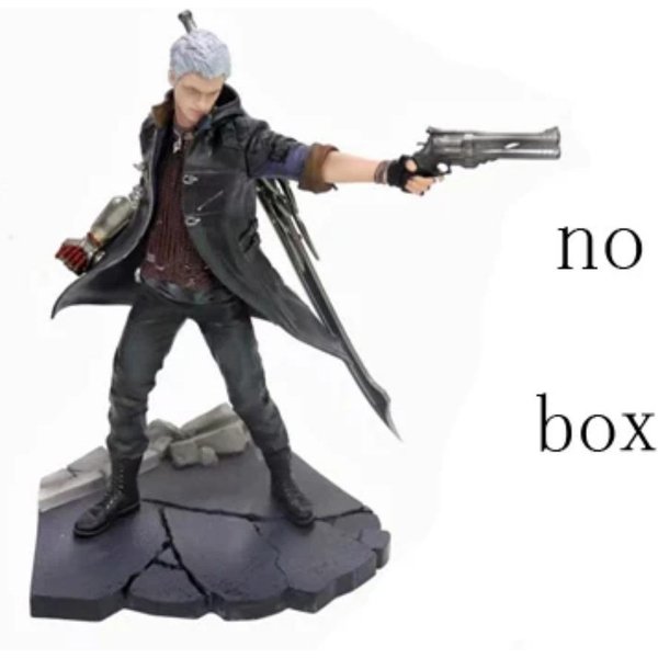 25Cm Gra Devil May Cry Postacie Dante Nero Statua Figurka Akcji Model Zabawki No Box-image