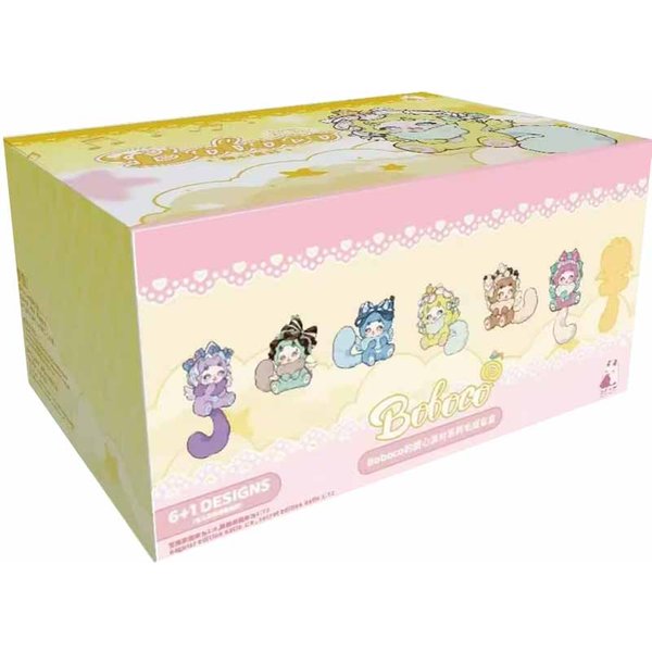 Serie Fiesta CorazóN Boboco Caja Ciega Hecha A Mano MuñEca De Dibujos Animados Exquisita DecoracióN De Escritorio ColeccióN Sorpresa Caja Misteriosa Regalo White-image