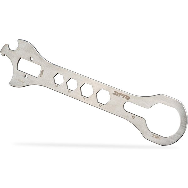 Llave Para Pedalier De Bicicleta Herramienta Para Quitar El Pedalier De Bicicleta Llave Para ReparacióN De Bicicletas Plata-image