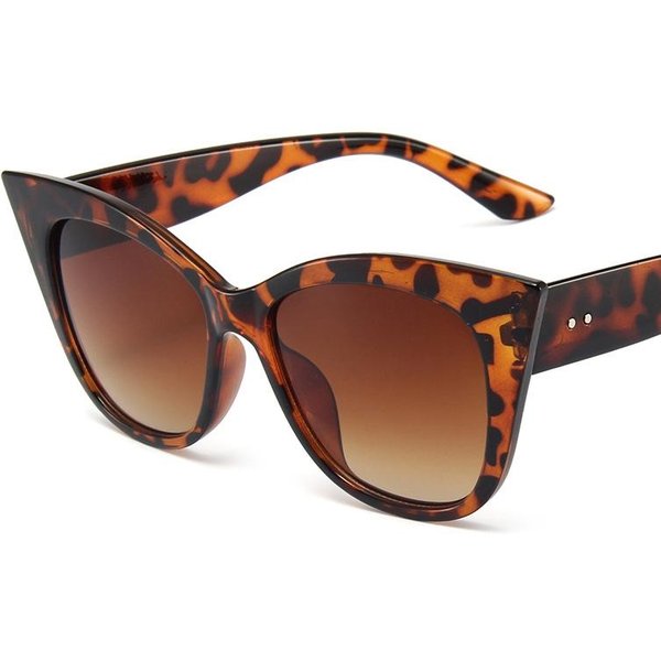 Gafas De Sol Ojo De Gato Grandes De Moda Para Mujer Lujo Vintage Retro ProteccióN UV Gafas DiseñO Unisex As Picture-image
