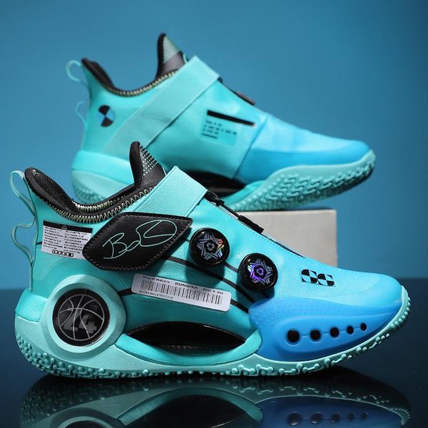 Zapatos De Baloncesto De Alta Calidad Marca DiseñAdor Zapatos De Entrenamiento Deportivo Zapatillas De Deporte Para Exterior Para Hombre Resistentes Al Desgaste Antideslizantes Botones Giratorios 45 Black-image
