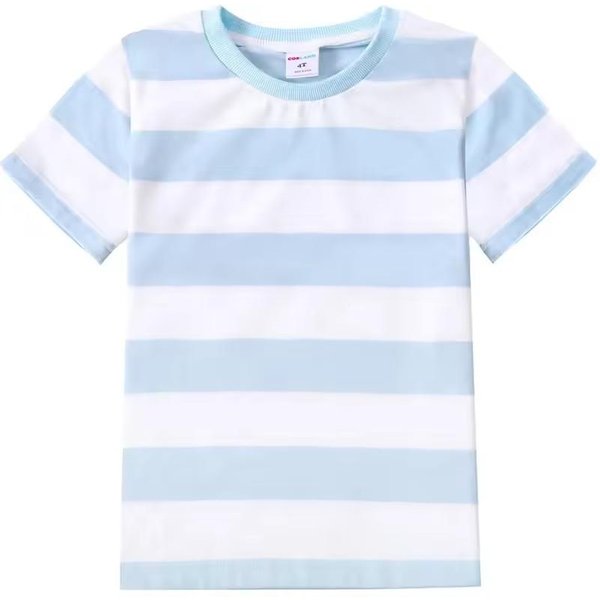 Camisetas De DiseñO De Rayas De Colores Contrastantes Impresas En 3D Cuello Redondo Manga Corta Ocio Ropa De Verano Para Hombre Camiseta CláSica L White-image