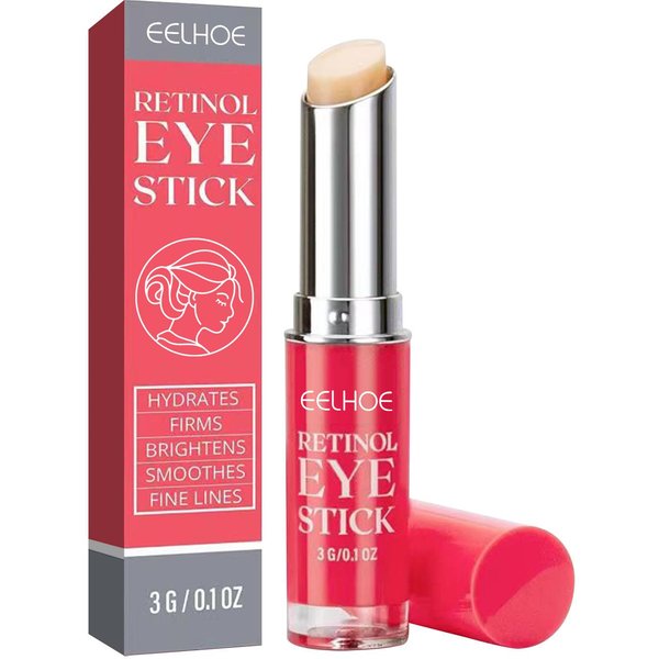Crema De Ojos Con Retinol En Barra, Tratamiento Antiedad Para El Contorno De Ojos, Hidratante, Antiojeras, Reafirmante, Iluminadora, 3 G 3G Red-image