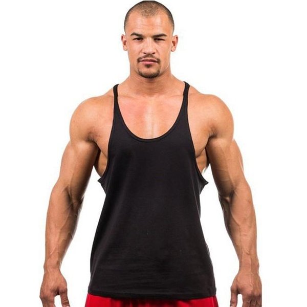 Camiseta Sin Mangas De Verano Para Hombre, Gimnasio, Tirantes, Culturismo, MúSculo, Fitness, Chaleco M Negro-image