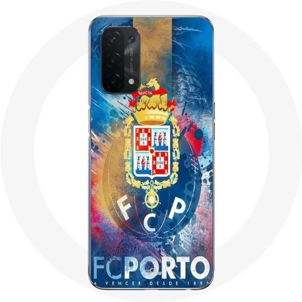 Coque Pour Oppo A74 5G FCP Porto Fond Bleu Azul-image