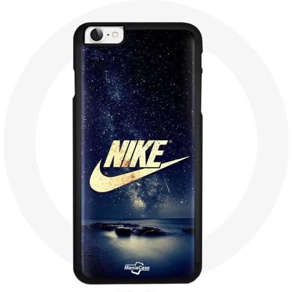 Coque Pour Iphone 7 - Nike - Logo Doré Nuit ÉToiléE - Souple - Brillant - Mixte-image