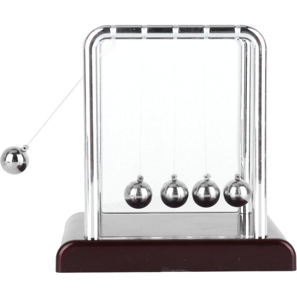 Bola De PéNdulo, Bolas De Equilibrio Oscilantes, Escritorio De Ciencia FíSica, Juguetes Para Aliviar El EstréS Para El Hogar Y La Oficina-image