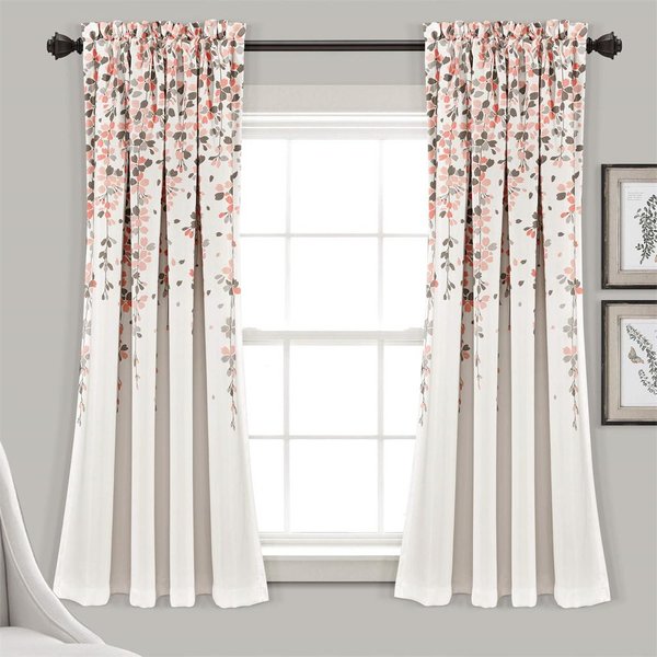Kwiatowy ŻółTy Gotowe Cienkie ZasłOny Okienne Dla Dzieci Salon Sypialnia ŁAzienka Drzwi Kicthen WystróJ Draperie ŻAluzje Hol W50 X H130(Cm)X2&Grommet Top-image