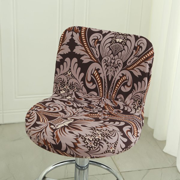 Funda EláStica Universal Redonda Para Silla Taburete Cubierta Protectora Completa Contra El Polvo Cubierta Moderna Para Silla Taburete De Bar Silla De Trabajo Uso DoméStico 35*32Cm-image