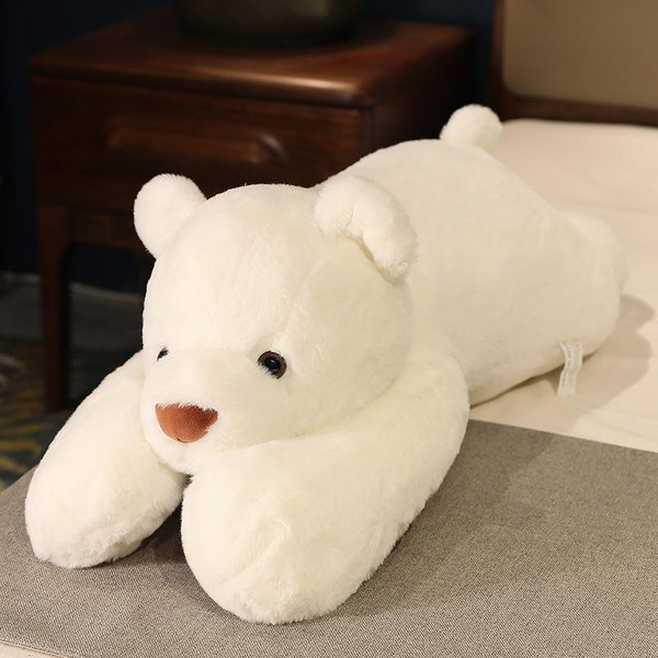Nuevo Estilo MuñEca Panda Creativa Oso De Peluche MuñEca De Peluche Juguete Linda Almohada Para Dormir MuñEca 65Cm White-image