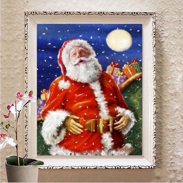 Pintura De Diamantes Cuadrado Completo Regalo Hecho A Mano Mosaico Animal Bordado De Punto De Cruz Pegatina De Pared Full Square 20X30CM-image