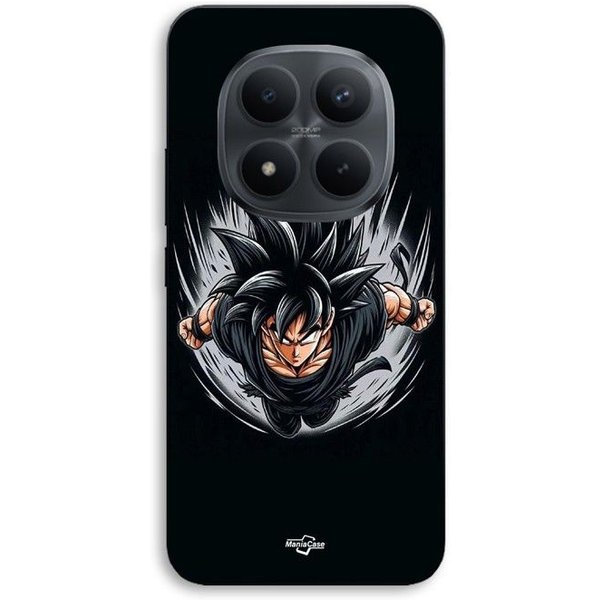 Etui Na Telefon - Maniacase - Xiaomi Redmi Note 15 Pro 5G - Czarne - Silikon Tpu - Dragon Ball (Goku) Czarny-image