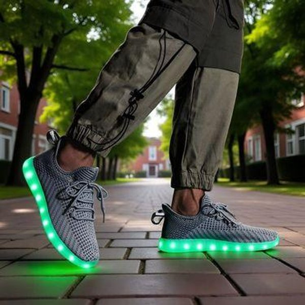 Nowe MęSkie Codzienne BłYszcząCe Buty Siateczkowe OddychająCe Modne Buty Do Biegania MięKkie I Wygodne MęSkie Buty Sportowe 39-image