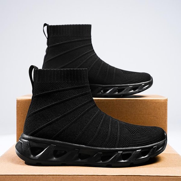 Zapatos De Hombre, Zapatillas De Deporte Para Hombre, Zapatos Casuales Para Hombre, Tenis, Zapatos De Lujo, Zapatos De Entrenamiento Transpirables Para Carreras, Mocasines De Moda, Zapatos Para Correr Para Hombres 48 Black-image