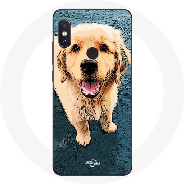 Funda - Xiaomi - Redmi Note 5 AI CáMara Dual - Flexible - Cachorro Golden Retriever - Mixta-image