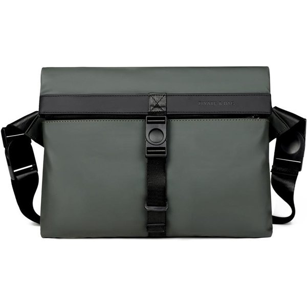 Bolso De Hombre, Bolso Bandolera De Gran Capacidad, Bolso De Mensajero Oxford Verde-image