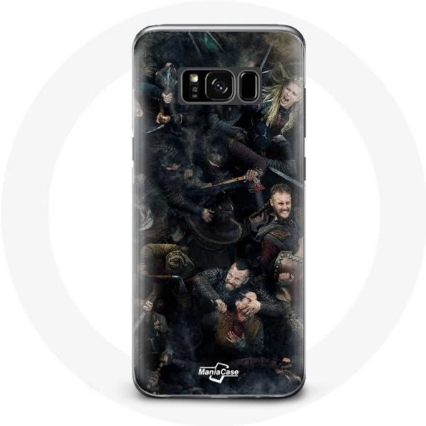 Funda - Vikingos - Samsung Galaxy S8 Plus - RíGida - Negra - ProteccióN-image