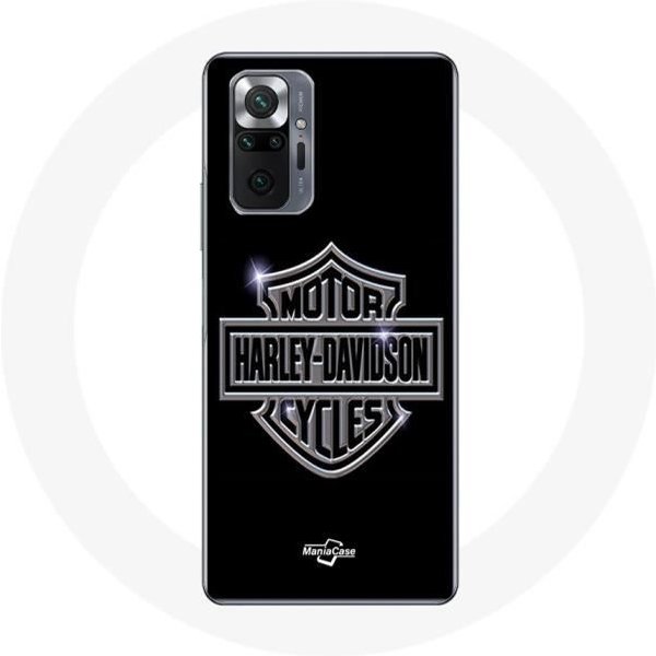 Funda Para Xiaomi Redmi Note 10 Pro Motos Harley Davidson Logo-image