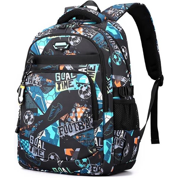 2025 Mochila Escolar Impermeable Para NiñOs Bolsas Escolares NiñOs Mochila Escolar Primaria Mochila Escolar Bolsa Para Libros Infantiles Mochila1-6 Garde Black-image