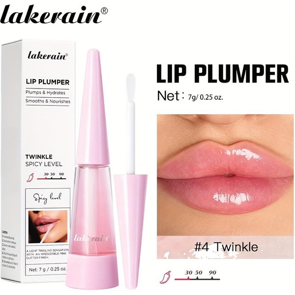 Brillo Aceite Voluminizador E Hidratante Para Labios, FóRmula No Secante, Hidratante Labial, Aceite Labial Voluminizador Para Labios MáS Plenos 04-image