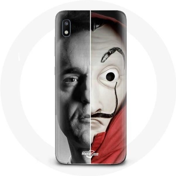 Funda Para Samsung Galaxy A10 La Casa De Papel Berlin MáScara Dividida-image