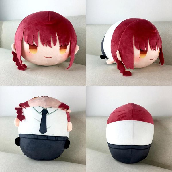 30Cm Chainsaw Man Denji Pluszowa Poduszka Poduszka Urocza Cosplay Wypchana Lalka Dla FanóW Anime Kolekcja 30Cm 20Cm 18Cm Gray-image