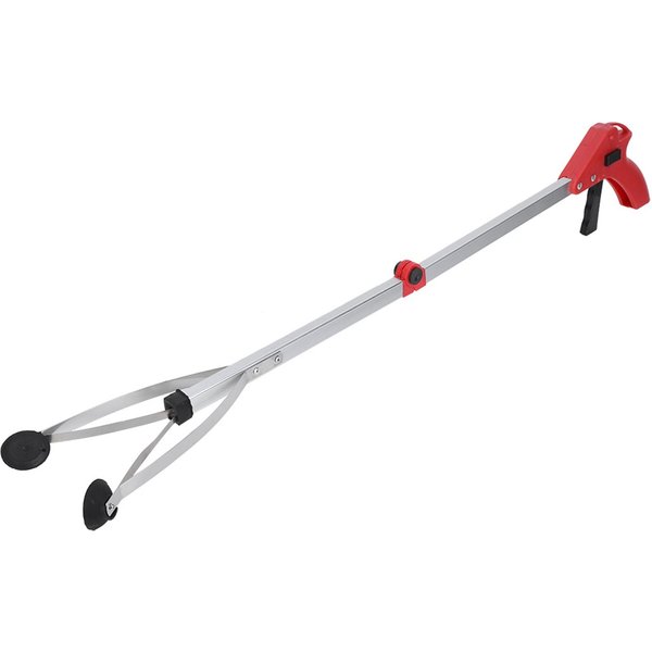 Recogedor De Basura Plegable Para Recoger Basura De Hojas De JardíN(Mango Rojo)-image