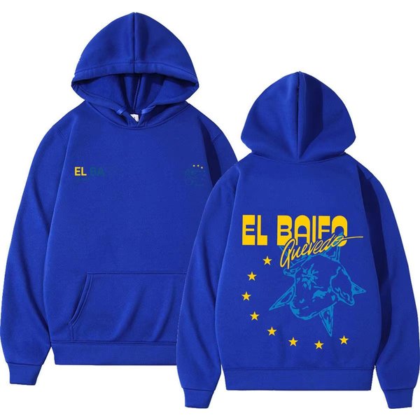 Quevedo EL Baifo Sudadera Con Estampado De La Gira Del áLbum 2026 Ropa De Moda Para Hombre Y Mujer Sudadera Hip-Hop Informal Oversize Unisex Harajuku Alta Calidad S-image