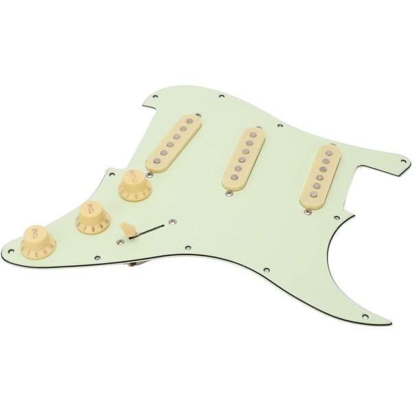 SSS Pickguard Do Gitary Elektrycznej Vintage Zielony Kompletny Panel Obwodu PłYtka Ochronna Do Gitary Elektrycznej White-image