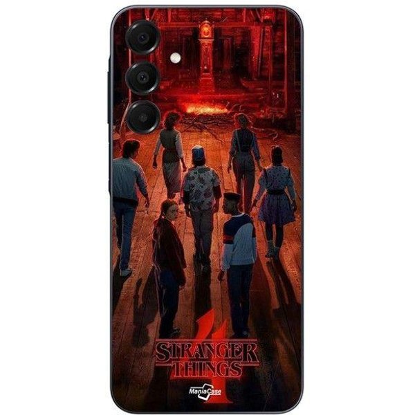 Funda Para Samsung Galaxy A16 Serie Stranger Things Temporada 4 Maniacase Negro-image