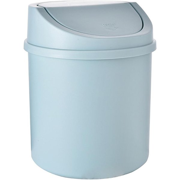 Mini Bote De Basura De Escritorio, PequeñO Bote De Basura Con Tapa, Para Dormitorio, Cocina, Bote De Basura, Espacio De Trabajo Limpio, Caja De Almacenamiento, Escritorio Para El Hogar-image