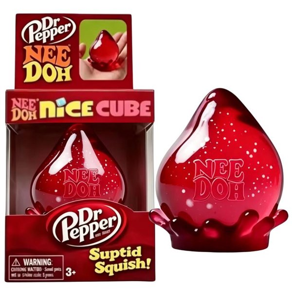 Dr Pepper X Needoh Kostka Nice Squishy MięKka ŚCiskana Kostka Fidgetowa Ulgę W Stresie Ulgę W LęKu Zabawka Sensoryczna Dla Dzieci I DorosłYch-image