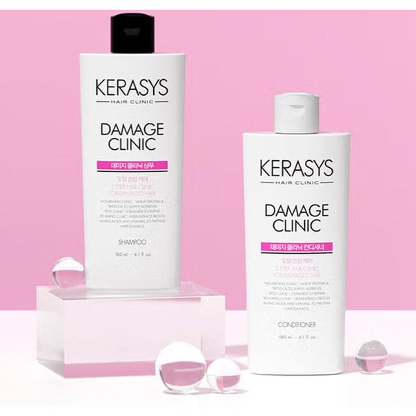 Kerasys Szampon Clinic Damage 180 Ml + OdżYwka 180 Ml Zestaw-image