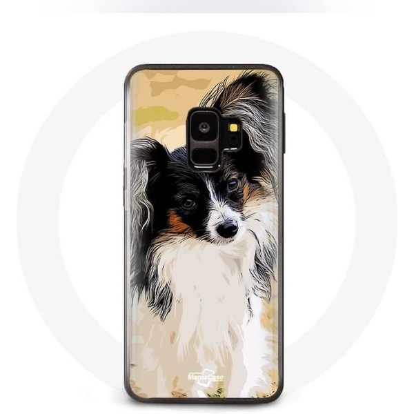 Funda Para Samsung Galaxy S9 Spaniel Continental Enano Mariposa Raza De Perros-image