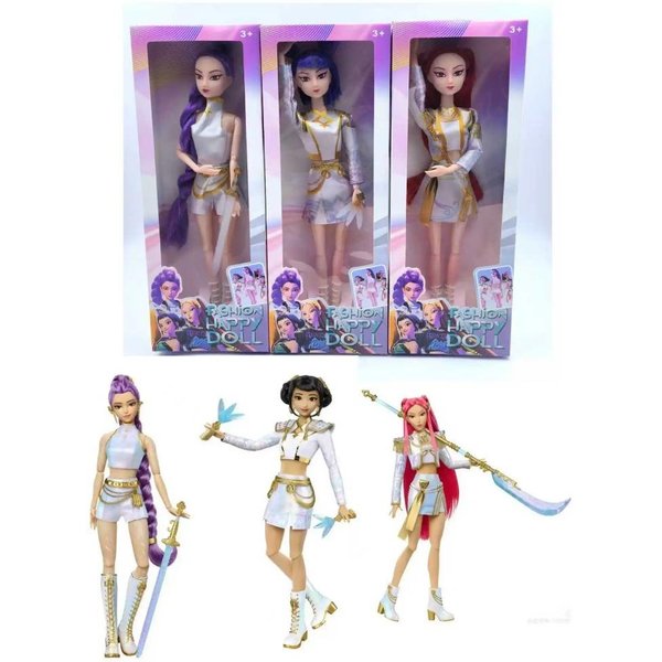 %Kpop ŁOwcy DemonóW Figurka Zabawka Derpys Tiger Rumi Mira Zoey Sussy Z Kolorowymi ŚWiatłAmi Piosenka Tematyczna Dla FanóW Prezenty ŚWiąTeczne-image