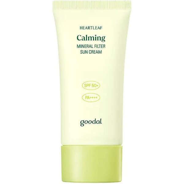 Goodal Krem Mineralny łAgodząCy Z Ekstraktem Z Sercowca Heartleaf SPF50+ Pa++++ Zestaw 50Ml + 50Ml White-image