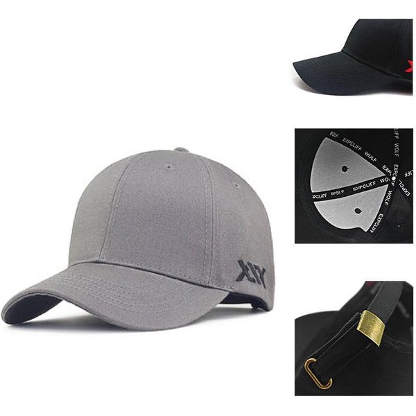 56-61Cm 62-68Cm DużA GłOwa Xxl MężCzyzna BawełNiana Siatka Czapki Baseballowe DużY Rozmiar Oversize Snapback Kapelusz Letni Plus Size Czapka Trucker Unisex 62-68Cm-image
