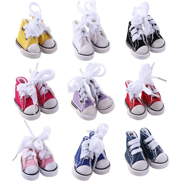 Akcesoria Dla Lalek Trampki Buty 3,5 Cm Dla Dzieci Buty Codzienne Buty Dla Lalek Buty Blyth PłóCienne Buty Dla Lalek Buty Dla Lalek BJD Czerwony-image
