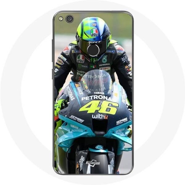 Funda Para Huawei P8 Lite 2017 Valentino Rossi Piloto De Carreras Moto 46-image