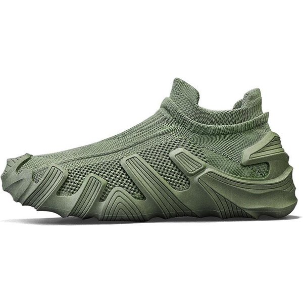 Verano Nuevos Zapatos Deportivos Casuales Transpirables Zapatos Para Correr De Suela Gruesa Para Hombre Nuevos Zapatos CalcetíN Tejidos Voladores Zapatos De Hombre 42 Gray-image