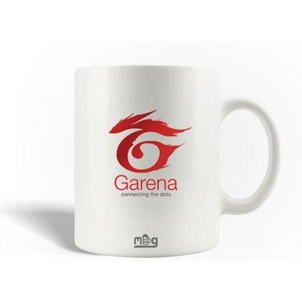 Taza De CeráMica - Maniacase - Logo Rojo Garena - 30Cl - Apta Para Lavavajillas - 9,5Cm-image