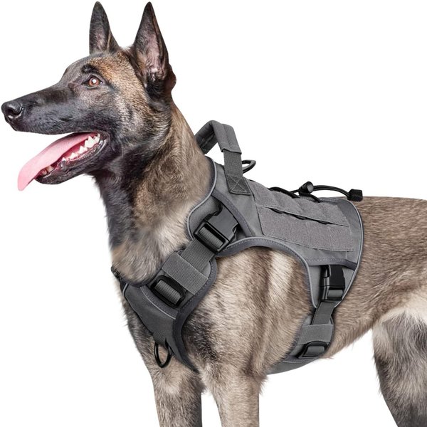 ArnéS Para Perros Ajustable Anti-TiróN Con Asa Chaleco Militar Reflectante Para Perros Grandes Labrador XL-image