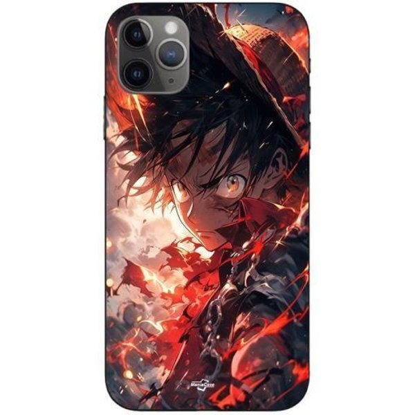 Funda Maniacase Para Iphone 11 Pro One Piece Luffy Enfadado Arte Manga Anime-image