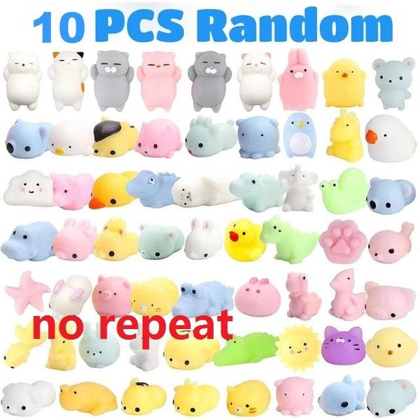 50-5 Uds. Kawaii Squishies Mochi Anima Juguetes Blandos Para NiñOs Pelota AntiestréS Para Apretar Favores De Fiesta Juguetes AntiestréS Para CumpleañOs-image