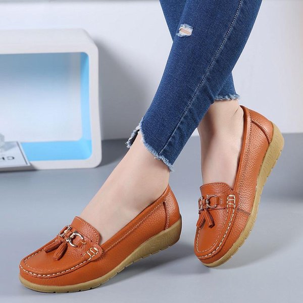 Damskie Buty Mokasyny Baleriny Wsuwane PłAskie Damskie Casualowe Mokasyny Sneakersy PłAskie Buty Dla Kobiet Buty Casualowe 44-image
