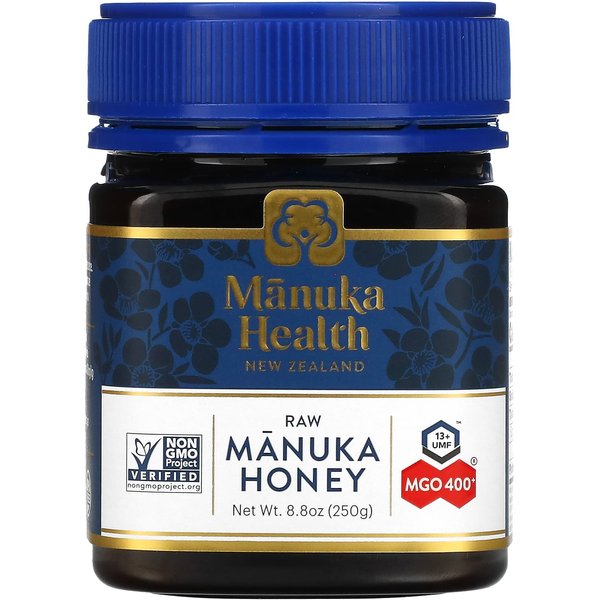 Manuka Health, Surowy MióD Manuka, UMF 13+, MGO 400+, 8,8 Uncji (250G)-image
